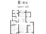 莱阳保利堂悦_3室2厅2卫 建面120平米