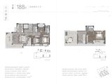 慈溪翡丽和鸣_4室2厅3卫 建面188平米