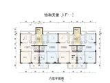 怡和天誉_六层平面图（上叠） 建面175平米