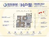 瑞恒新城_4室2厅2卫 建面141平米