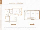 保利堂悦_5室2厅4卫 建面224平米