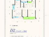 旭辉国际新城_4室2厅2卫 建面128平米