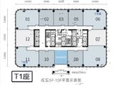 华联城市中心_T1栋户型 建面2100平米