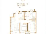 金茂智慧国际城_3室2厅1卫 建面89平米