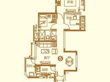 武汉恒大城_3室2厅1卫 建面89平米