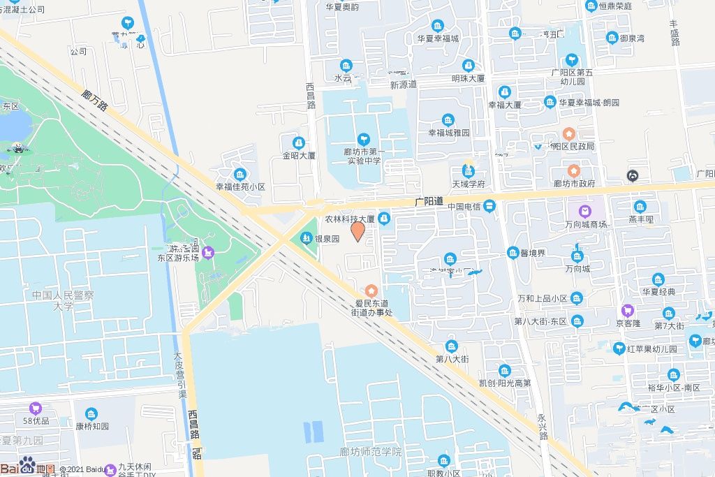 廊万路以北、爱民东道办事处北侧地块