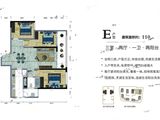 天城泰兴府_3室2厅1卫 建面110平米