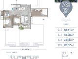 广州湾星汇广场_3室2厅1卫 建面68平米