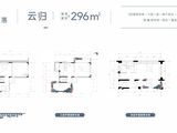 首钢云尚江来_4室3厅4卫 建面296平米