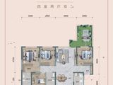 新鸿兴观澜府河畔_4室2厅2卫 建面104平米