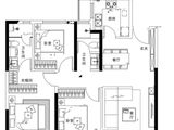 华清园文津观澜_3室2厅2卫 建面109平米