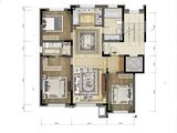 国信南山温泉城_3室2厅2卫 建面133平米