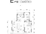 金地公园华玺_3室2厅2卫 建面105平米