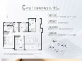 海信悦澜山_3室2厅2卫 建面115平米