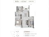 能建麓誉府_3室2厅2卫 建面115平米