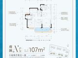 保利栖澜海（安居房）_3室2厅2卫 建面107平米