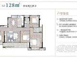 建发璞云_4室2厅2卫 建面128平米