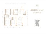 城发投时代中心_3室2厅2卫 建面121平米