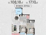 盛和园_3室2厅2卫 建面108平米