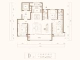 瀚林甲第二期_3室2厅2卫 建面148平米